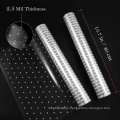 Clear Transparent Cellophane Wrap Roll with White Dot Patterned Flower Wrapping Paper Film